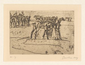 Cavalerie au repos