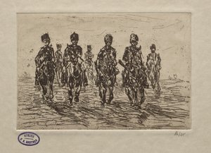 Scène de cavalerie - George Hendrik Breitner