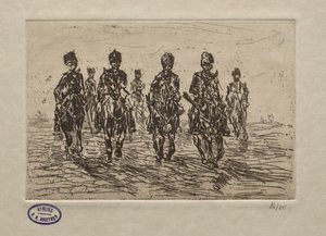 Scène de cavalerie - George Hendrik Breitner
