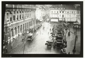 Vue de la gare de Bruxelles-Nord et de la place Rogier à Bruxelles - George Hendrik Breitner