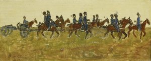 Hussards en manœuvre