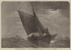 Les pêcheries britanniques, n° 3, bateaux de pêche pour les sprats - George Henry Andrews