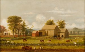 Scène de ferme estivale - George Henry Durrie