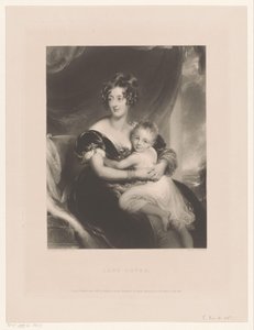 Portrait de Georgiana Agar-Ellis Lady Dover (titre sur l