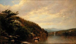 Promenade en bateau sur le lac George - George Henry Smillie