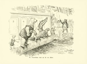 M Nourseblanc etait sur de son affaire (litho) - George Henry Thompson