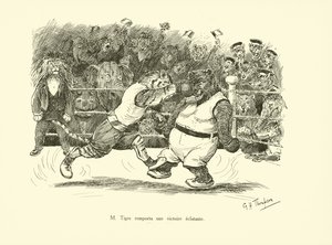 M Tigre remporta une victoire eclatante (litho) - George Henry Thompson