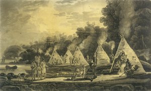 Campement des Indiens domiciliés, 1807