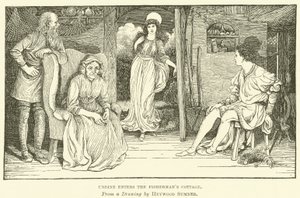 Undine entre dans la Cabane du Pêcheur