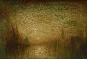 Coucher de soleil vénitien, c.1900-19