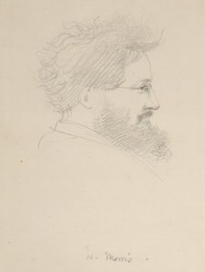 Portrait de William Morris, c.1875
