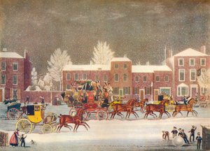Approche de Noël, 19ème siècle