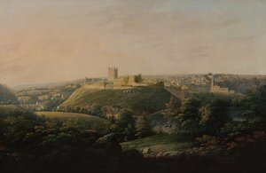Vue étendue de Richmond, Yorkshire
