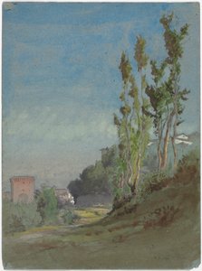 Albano, Italie, vers 1872