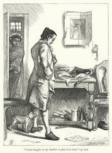 Illustration pour Le Village Abandonné - George John Pinwell