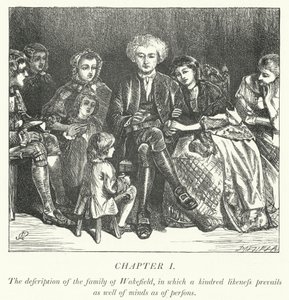 Illustration pour Le Vicaire de Wakefield - George John Pinwell