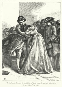 Illustration pour Le Vicaire de Wakefield - George John Pinwell