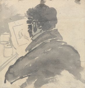 Étude de J.M.W. Turner en train de dessiner - George Jones