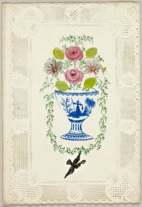 Valentin Sans Titre (Vase de Fleurs avec Oiseau)