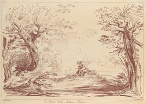 Sans titre : Paysage avec figures