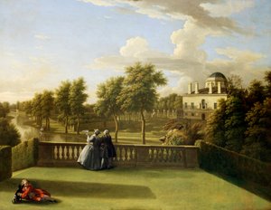 Vue depuis la terrasse de la cascade, Chiswick
