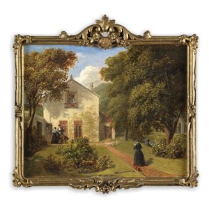 Un jardin ensoleillé