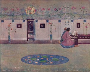 Le boudoir blanc, vers 1905