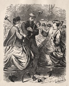 Notre partie de croquet - George Louis Palmella Busson Du Maurier