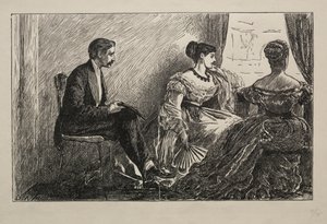La Camélia blanche, 1868 - George Louis Palmella Busson Du Maurier