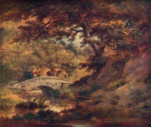 Scène boisée, vers 1795
