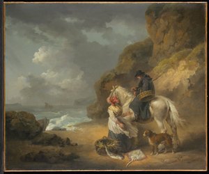 Vente de poisson - George Morland
