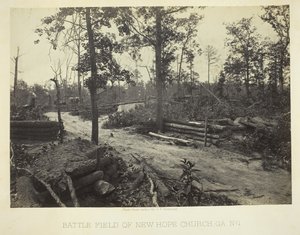 Champ de bataille de New Hope Church, GA, No. 1, 1866 - George N. Barnard