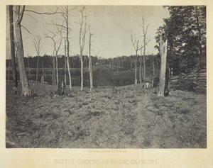Champ de bataille de Resacca, GA, n° 1 - George N. Barnard