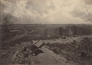 Champ de bataille de Resacca, Géorgie No. 4, années 1860 - George N. Barnard