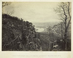 Vallée de Chattanooga depuis Lookout Mountain, n° 2 - George N. Barnard