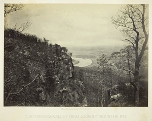 Vallée de Chattanooga depuis Lookout Mountain, No. 2 - George N. Barnard