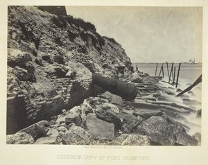 Vue extérieure du Fort Sumpter - George N. Barnard