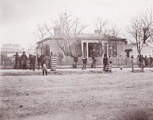 Quartier général du général Sherman ou Thomas, Chattanooga, vers 1864 - George N. Barnard