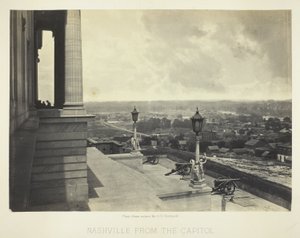 Nashville depuis le Capitole - George N. Barnard