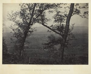 Orchard Knob depuis Mission Ridge