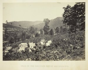 Passage dans la chaîne de Raccoon, Whiteside No. 2, 1864
