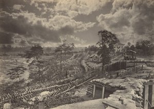 Travaux rebelles devant Atlanta, Géorgie No. 1, années 1860
