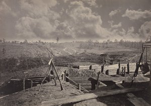 Travaux rebelles devant Atlanta, Géorgie No. 5