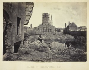Ruines à Charleston, S.C. - George N. Barnard