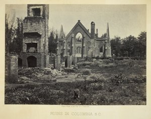 Ruines à Columbia, S.C. - George N. Barnard