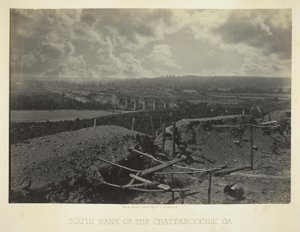 Rive sud de la rivière Chattahoochie, Ga.