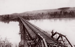 Rivière Tennessee à Bridgeport, vers 1864 - George N. Barnard