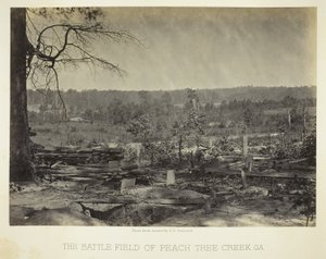 Le champ de bataille de Peach Tree Creek, Ga. - George N. Barnard