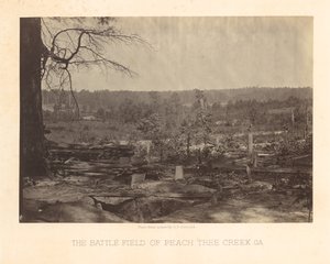 Le champ de bataille de Peach Tree Creek, Géorgie - George N. Barnard