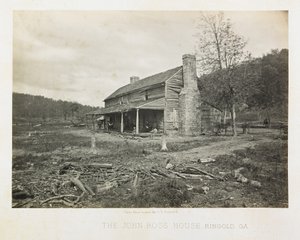 La maison de John Ross, Ringgold, Géorgie - George N. Barnard